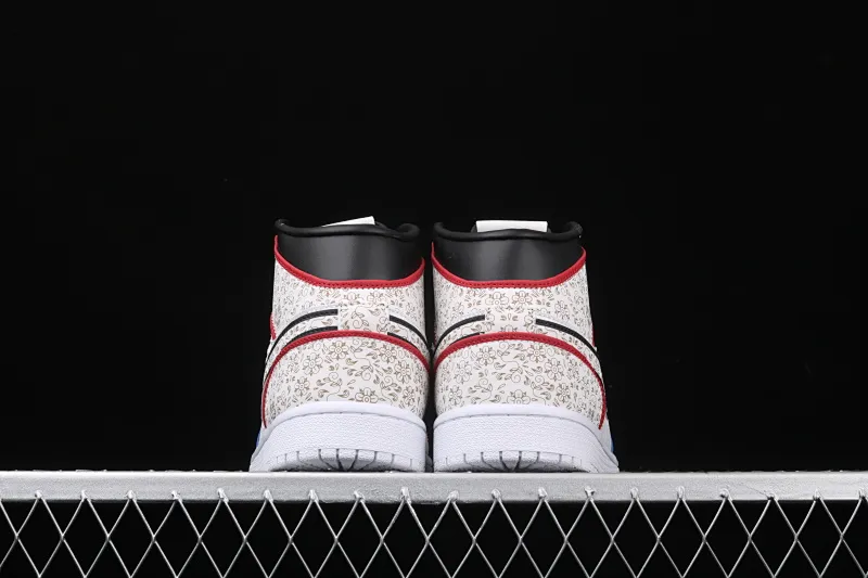 All categories Air Jordan Jordan series basketball shoes Air Jordan 1 Mid The Shoe Surgeon x Air Jordan 1 "Day of the Dead" AJ1 Joe 1 Day of the Dead retro high-top versatile cultural basketball shoes BQ6827-100